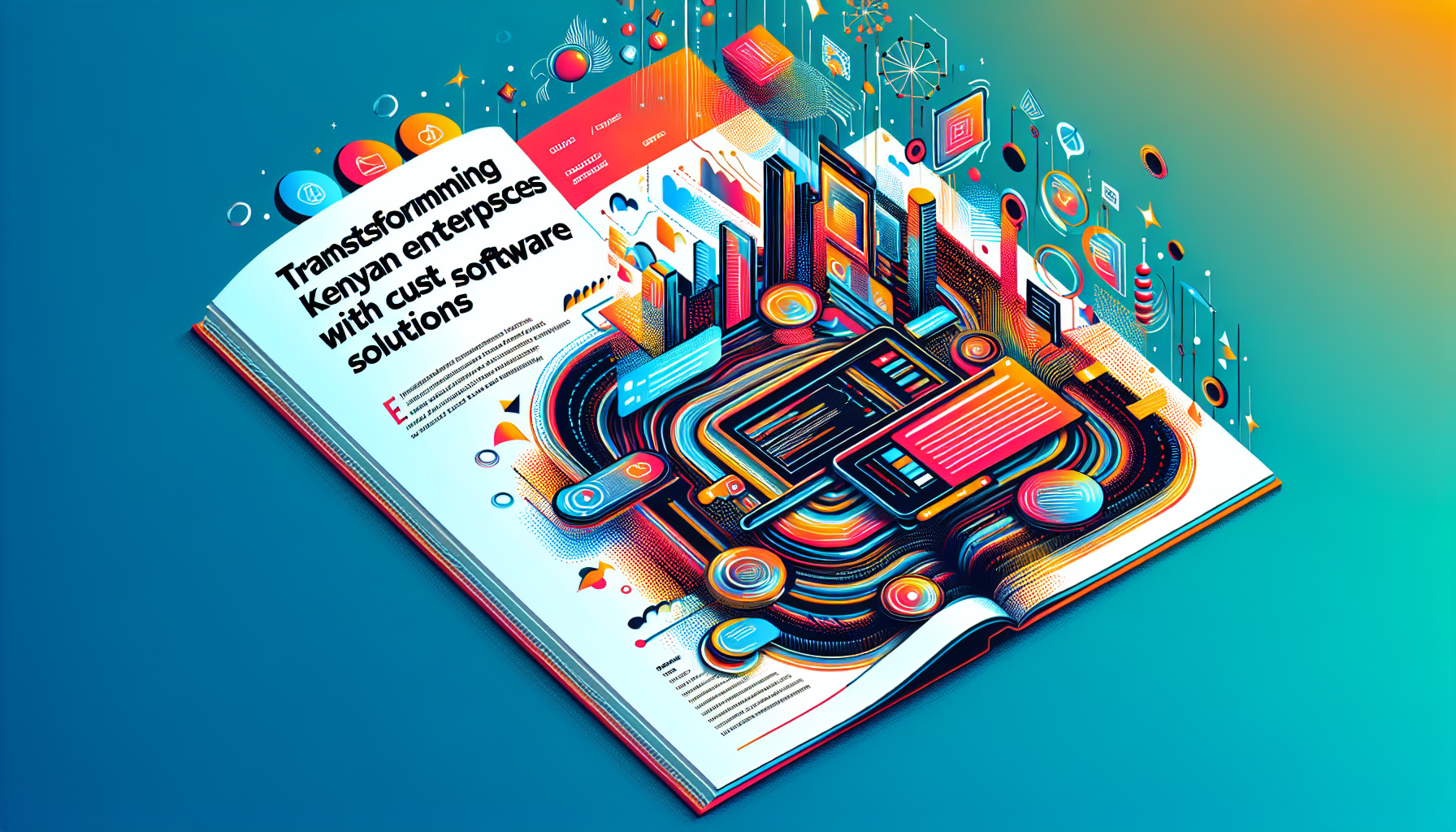 Transforming Kenyan Enterprises with Custom Software Solutions by Rawlinz Designs